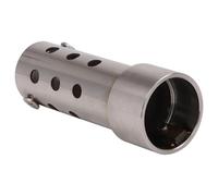 Motorcycle Exhaust Baffle|Exhaust Silencer, 30mm Stainless Steel Motorcycle Muffler, Heat Resistent Generator Silencer, Removable Baffle