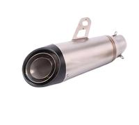Motorcycle exhaust center pipe MT-07 FZ-07 Motorcycle Full Exhaust System SC Muffler Exhaust Suitable For Yamaha MT07 FZ07 2014-2021 MT 07 TRACER 700 Xsr700(Red)