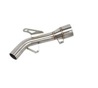 Motorcycle exhaust center pipe Suitable For Z900 2017 2018 2019 Motorcycle Exhaust Middle Section Connecting Pipe Heat Shield Connecting Pipe(A Mid-pipe)