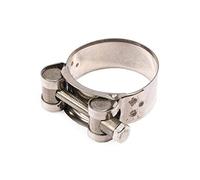Motorcycle Exhaust Clip,Turbo Exhaust Clamp Universal Motorcycle Stainless Steel Exhaust Clamp for Motorcycle Exhaust Muffler No-Tie Type