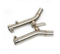 Motorcycle Exhaust De-cat Pipe For Suzuki GSX1300R Hayabusa 2008 2009 2010 2011 2012 2013 2014 2015 2016 2017 2018 2019 2020 Catalytic Converter Eliminator Y-Pipe
