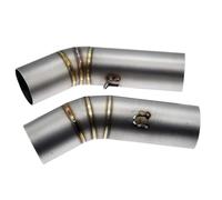 Motorcycle Exhaust Escape Double Middle Link Pipe For DUCATI For Hypermotard 796 For Monster 696 795 1100 For Superbike 848 1098 1198