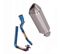 Motorcycle Exhaust Escape Full System Modified Front Middle Link Pipe Muffler DB Killer For Suzuki GSX150R GSXR150 GSXR125