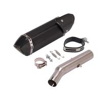 Motorcycle Exhaust Escape Middle Link Pipe Moto Muffler Adapter Connec Slip On For Yamaha For Tricker XG250 XT250 XG 250 2004-2008(Style l)