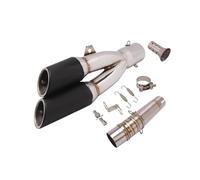 Motorcycle Exhaust Escape Middle Link Pipe Muffler DB Killer For NC700 NC700X NC750 NC750X NC750S 2012-2023 Motorcycle Exhaust Pipe(E)