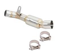 Motorcycle Exhaust Escape Muffler Modified Eliminator Pipe Catalyst Middle Tube For Benelli Leoncino 800 Trail BJ800 Engine(2)