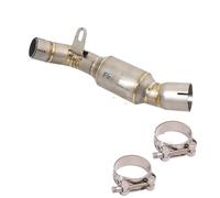 Motorcycle Exhaust Escape Muffler Modified Eliminator Pipe Catalyst Middle Tube For Benelli Leoncino 800 Trail BJ800 system(Style1)
