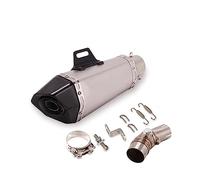 Motorcycle Exhaust Escape System Muffler DB Killer Middle Link Pipe For ER6N 2012 2013 2014 2015 2016(6)