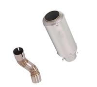 Motorcycle Exhaust Escape Systems 51mm Mid Link Pipe Moto Muffler DB Killer Slip On For CFMOTO CLX-700 CLX700 CLX 700 2020-2022