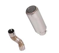 Motorcycle Exhaust Escape Systems 51mm Mid Link Pipe Moto Muffler DB Killer Slip On For CFMOTO CLX-700 CLX700 CLX 700 2020-2022