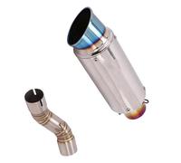 Motorcycle Exhaust Escape Systems 51mm Mid Link Pipe Moto Muffler DB Killer Slip On For CFMOTO CLX-700 CLX700 CLX 700 2020-2022