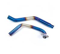 Motorcycle Exhaust For Honda CB190 CB190R CBF190X CBF190 Motorcycle Exhaust Muffler Link for Pipe 51mm for cb190 Headers Front(A1)