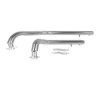 Motorcycle Exhaust For Kawasaki For Vulcan 800 S For EN800 For VN800 For S800 For VN400 All Years With Muffler Silencer Vent Pipe Motorcycle Exhaust(Chrome)