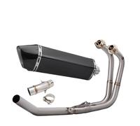 Motorcycle Exhaust For N-ja 400 Z400 2017-2025 HF High Performance System-wide Link Pipeline 570mm Pack Exhaust Muffler Pipe(TYPE C)