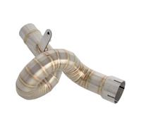 motorcycle exhaust For Ninja For ZX6R 2023 2024 Motorcycle Exhaust For Escape Moto Mid Link Pipe For Connect Muffler Motorcycle Exhaust Adapter Connector