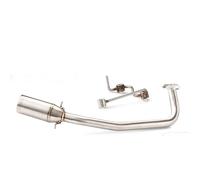 Motorcycle Exhaust For PCX For 125 For 150 For PCX125 For PCX150 2010-2022 Slip On Motorcycle Exhaust Pipe Front Connection Mid Link Exhaust Pipe Muffler Silencer(A)