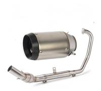 Motorcycle exhaust for pipe 51mm motorcycle exhaust for CFMOTO 250SR NK250 2019-2025 modification of the AR DB Killer system(Laser Black tail)