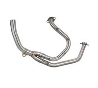 Motorcycle exhaust for pipe For Honda XL650V For Transalp 600 650 XL600 XL650 Motorcycle For Escape Manifold(Sliver)