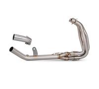 Motorcycle exhaust for pipe Motorcycle Exhaust Front Link for Pipe For Kawasaki for Ninja ZX4R ZX4RR 23-25 Stainless Header Tube(B FOR 51MM MUFFLER)