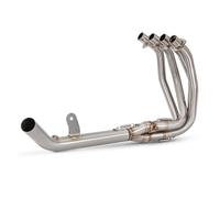 Motorcycle exhaust for pipe Motorcycle Exhaust Front Link for Pipe For Kawasaki for Ninja ZX4R ZX4RR 23-25 Stainless Header Tube(A FOR OEM MUFFLER)