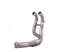 Motorcycle exhaust for pipe Motorcycle Exhaust Front Link for Pipe Modify Muffler for Escape For DUKE 790 890R 2018-2022(Titanium C)