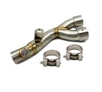 Motorcycle Exhaust For R6 For YZF R6 2006 2007 2008 2009 2010 2011 2012 2013-2019 Y Mid Pipe Link Motorcycle Link Pipe System Slip On Muffler