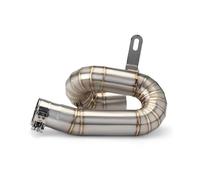 Motorcycle Exhaust For Triumph For Street For Triple 765 S R RS 2017-2024 Muffler Connect Tube 50.8mm Motorcycle Exhaust Mid Link Pipe Middle Intermediate Connecting Pipe