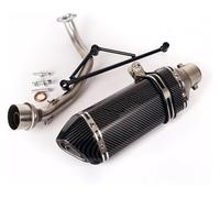 Motorcycle Exhaust For Y&amaha GY6 125cc 150cc Motorcycle Exhaust System Muffler Baffle Front Connection Link Pipe Stainless Steel Muffler Silencer(7)