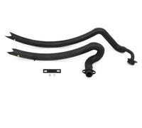 Motorcycle Exhaust For Y&amaha V Star For Dragstar 1100 XVS1100 Slash Cut Exhaust System Pipe Baffle Drag Pipes With Muffler Removable Silencers Muffler Silencer(Black)