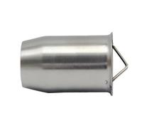 Motorcycle Exhaust Front Catalyst DB Killer Removable Silencer For Motorcycle Exhaust Muffler 50.8mm 60mm Motorbike Universal Exhaust Pipe(B50.8mm)