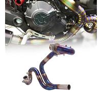 Motorcycle Exhaust Front Mid Pipe Titanium Alloy Slip On For Ducati Scrambler Icon 2015 2016 2017 2018 2019 2020
