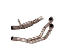 Motorcycle Exhaust Front Middle Link Pipe Modified Full System For Benelli For Leoncino 500 BJ500(Style 4)