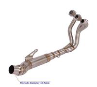 Motorcycle Exhaust Full System Escape Moto 60MM Titanium Alloy Muffler For Yamaha MTO9SP MT O9 SP 2017 2018 2019 2020