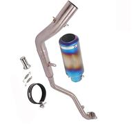 Motorcycle Exhaust Full System Escape Moto Front Pipe Carbon Fiber Muffler For CFMOTO NK250 NK250SR 300NK NK300 300SS NK300SR