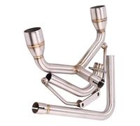 Motorcycle Exhaust Full System Modify Double Hole Escape Moto Muffler 51mm Front Link Pipe For GROM MSX125 MSX 125 SF125