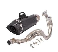 Motorcycle Exhaust Full System Muffler Front Mid Link Pipe For Kawasaki For Versys 650 For Z650 For ER6N 6F(Style 4)