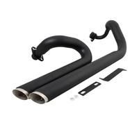 Motorcycle Exhaust Full System Muffler Motocross Silencer For Drag Star For V Star 650 For XVS650 For DS650 For XVS400 650A For DRAGSTAR 400 Motorcycle Exhaust End Silencers(Black)