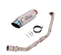 Motorcycle Exhaust Full Systems Front Middle Link Pipe Muffler YZF R15 V3 V4 R125 MT125 2020-2023 Bike Exhaust Pipe(Type D4)