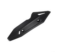 Motorcycle Exhaust Guard For Click 150 125 Heat Insulation Pipe Cover Shield Black Carbon Look Abs Muffler Protection(black)