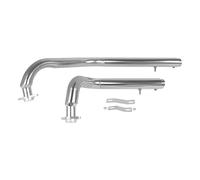 Motorcycle Exhaust Header Pipe Motorcycle Exhaust Pipe For Kawasaki For Vulcan 800 S For EN800 For VN800 For S800 For VN400 All Years With Muffler Silencer Vent(Chrome)