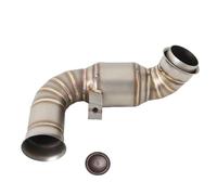 Motorcycle Exhaust Header Pipe Motorcycle Modify Mid Link Pipe Catalyst Exhaust Escape For Duke 790 For 890 890r For Adventur R For Rally 19-22(With Catalyst)