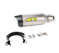 Motorcycle Exhaust Headers Link Pipe Muffler Escape Elbow Connection Down Tube Slup-on Muffler For MT07 R15 Motorcycle parts(6)