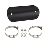 Motorcycle Exhaust Heat Shield Cover Clamps Retainer Front Middle Pipe Muffler Insulation(Style 2)