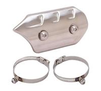 Motorcycle Exhaust Heat Shield - Touchable Anti-Hot Pipe Protector, Universal Metal Exhaust Guard for Outdoor Riding, Safety Commute, Maintenance, and Travel Protection for Men and Women