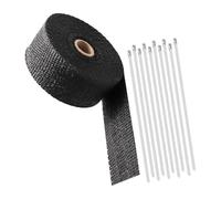 Motorcycle Exhaust Heat Wrap Roll Fiberglass Heat Shield Tapes Exhaust Pipe Insulation Thermal Wrap Fiberglass Shield Sleeve