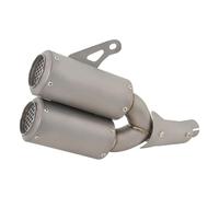 Motorcycle Exhaust Link Pipe Double Hole Muffler Parts For Ducati For Monster 950 937 2021 2022 Assembly parts