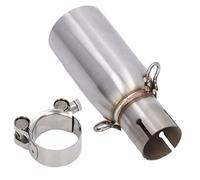 Motorcycle Exhaust Link Pipe, Motorcycle Exhaust Tip Muffler, Exhaust Middle Link Pipe Adapter Connector Middle Pipe Slip Exhaust Adapter Connector for Piaggio BEVERLY 125 300 MP3 125 250 300 LT X10
