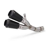 Motorcycle Exhaust Mid Link Pipe 51MM Slip On Muffler Tips For Ducati For Monster 797 2017-2020(Type B)