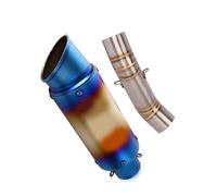 Motorcycle Exhaust Mid Link Pipe And 51mm Vent Tube Stainless Steel System For CBR400 CBR500R CBR 400 500 R 2016 2017 2018 2019 2020