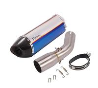 Motorcycle Exhaust Mid Link Pipe Escape Tailpipes Slip-On Muffler For SUZUKI SV650 SV650X SV650S SV 650 2016-2021 Engine(5)